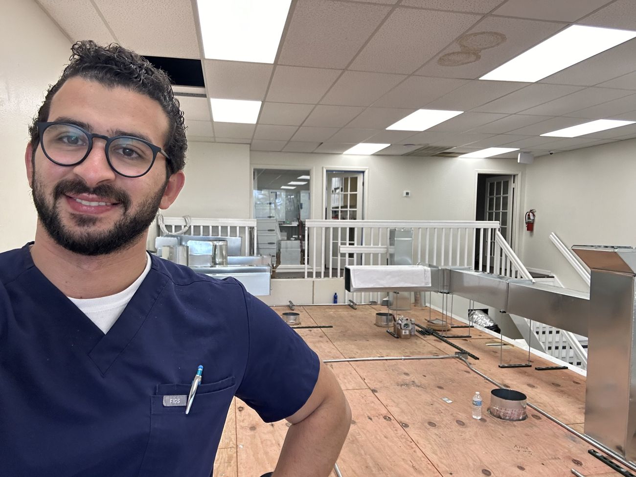 On site as a new pharmacy takes shape